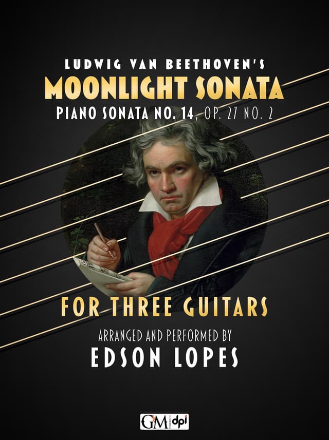 book cover for Moonlight Sonata (for three guitars)