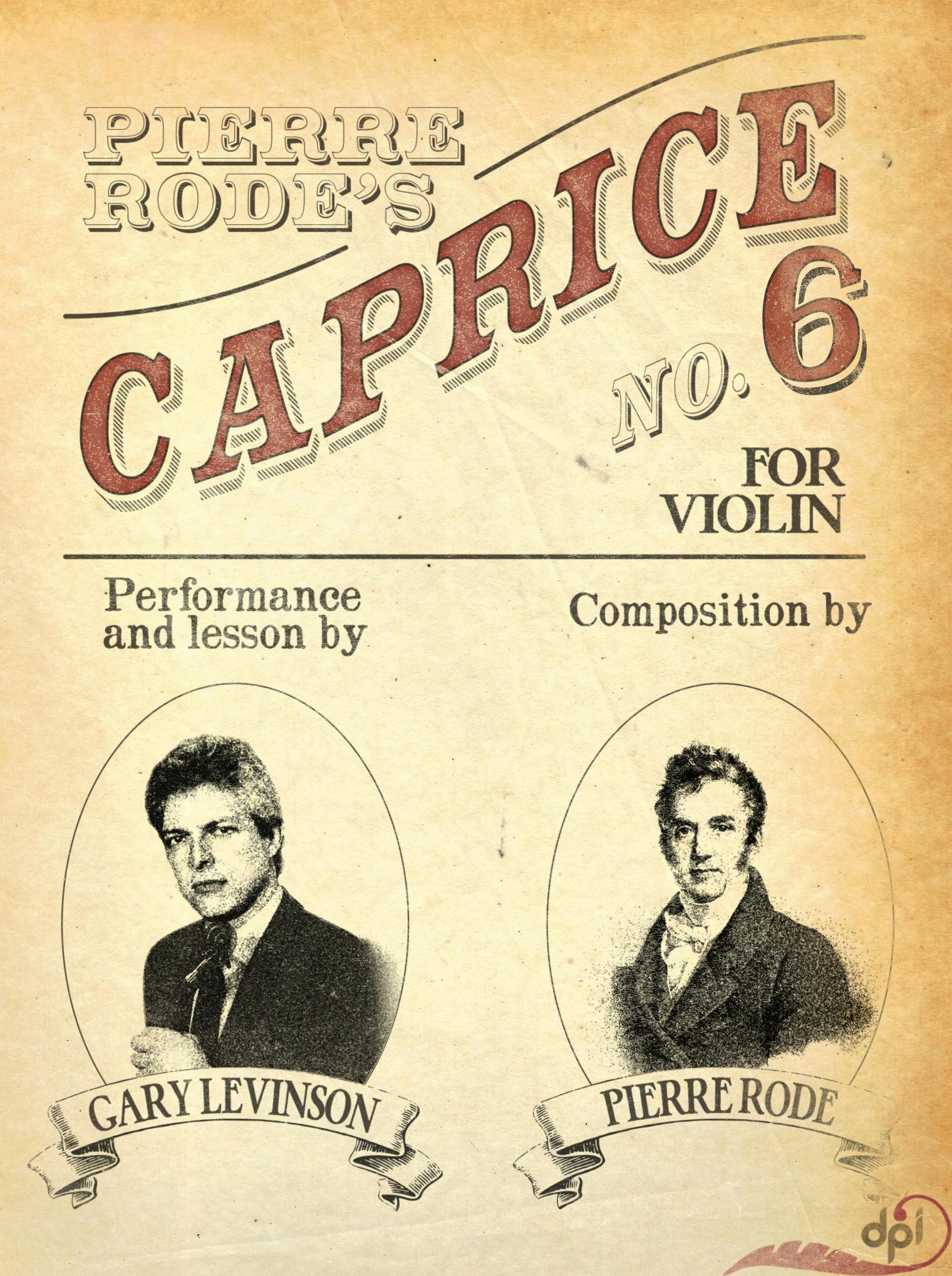 Pierre Rode's Caprice No. 6 cover