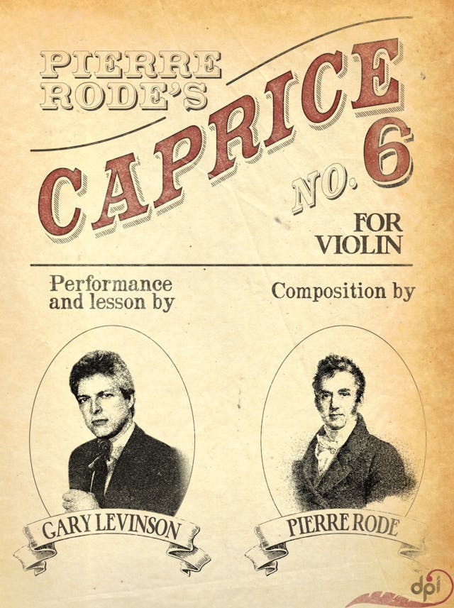book cover for Pierre Rode's Caprice No. 6