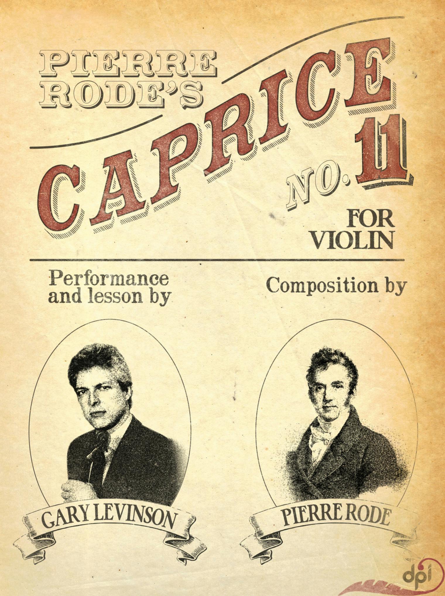 Pierre Rode's Caprice No. 11 cover