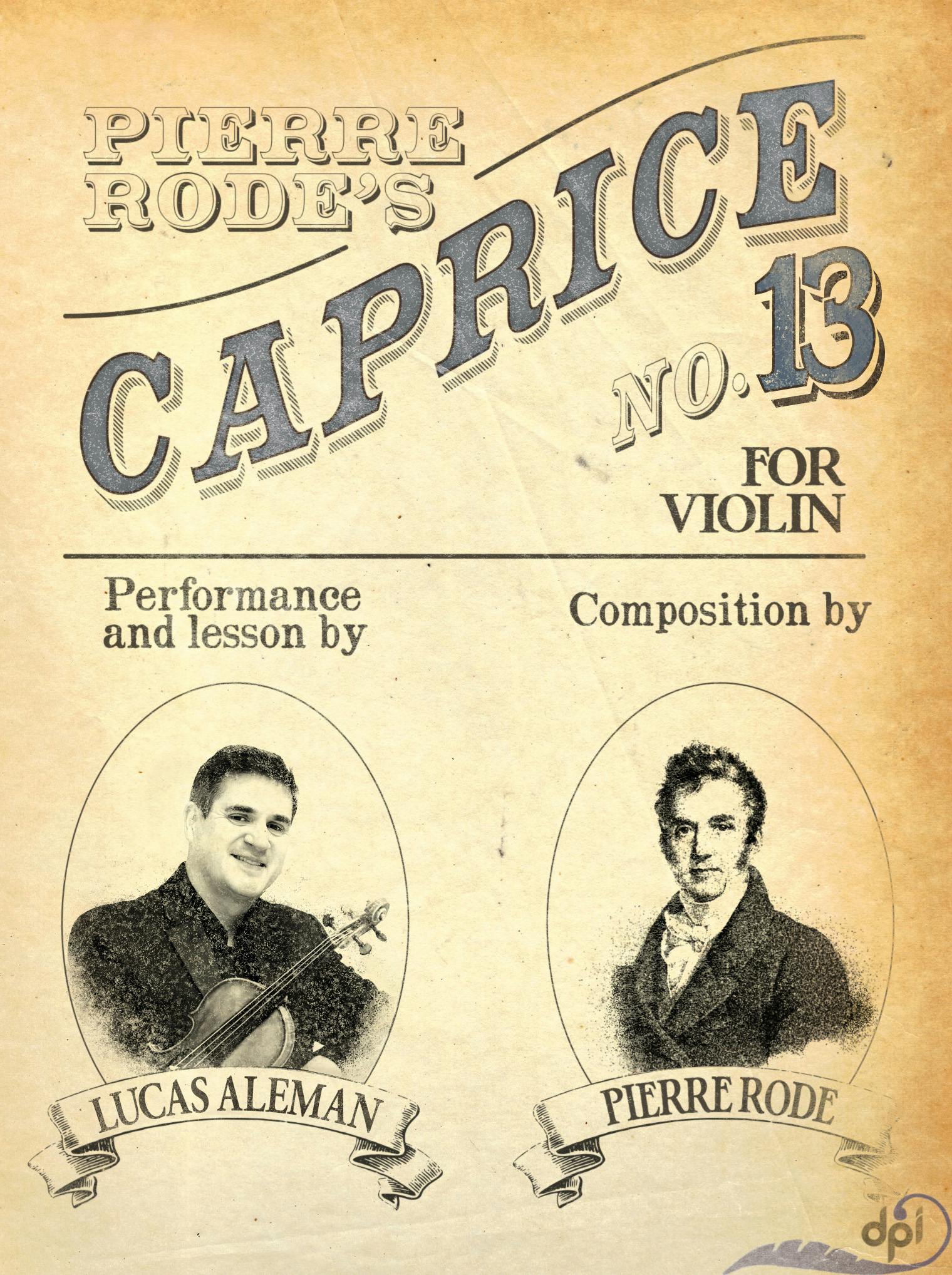 Pierre Rode's Caprice No. 13 cover