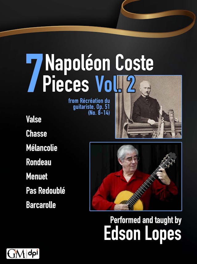 book cover for 7 Napoléon Coste Pieces (Vol. 2)